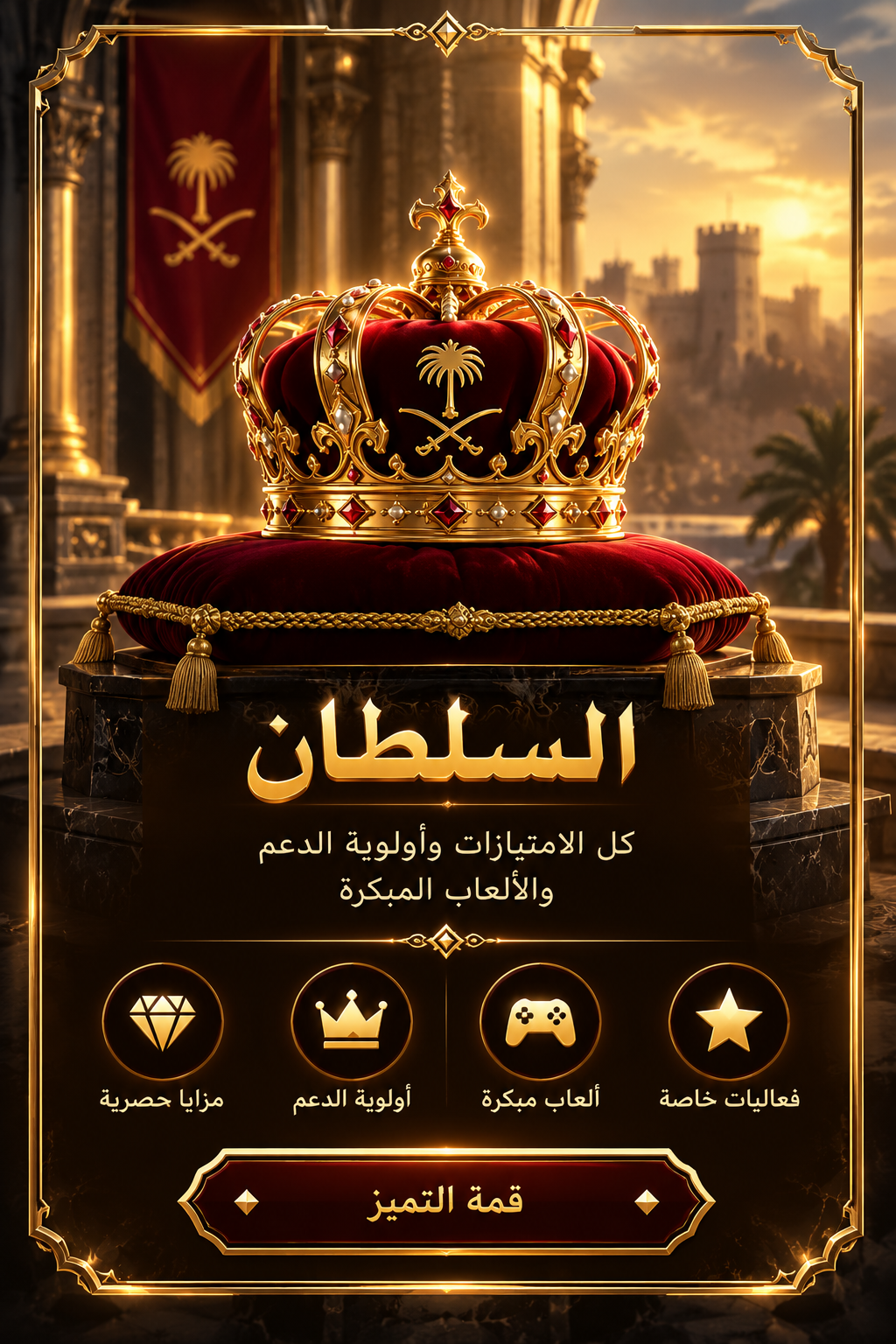 بطاقة رتبة السلطان
